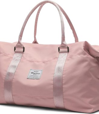 Travel Duffel Bag,Sports Tote Gym Bag,Shoulder Weekender Overnight Bag for Women